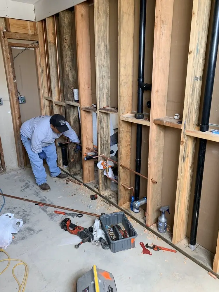 Commercial rough-in plumbing for Water Heater Replacement in South Pasadena